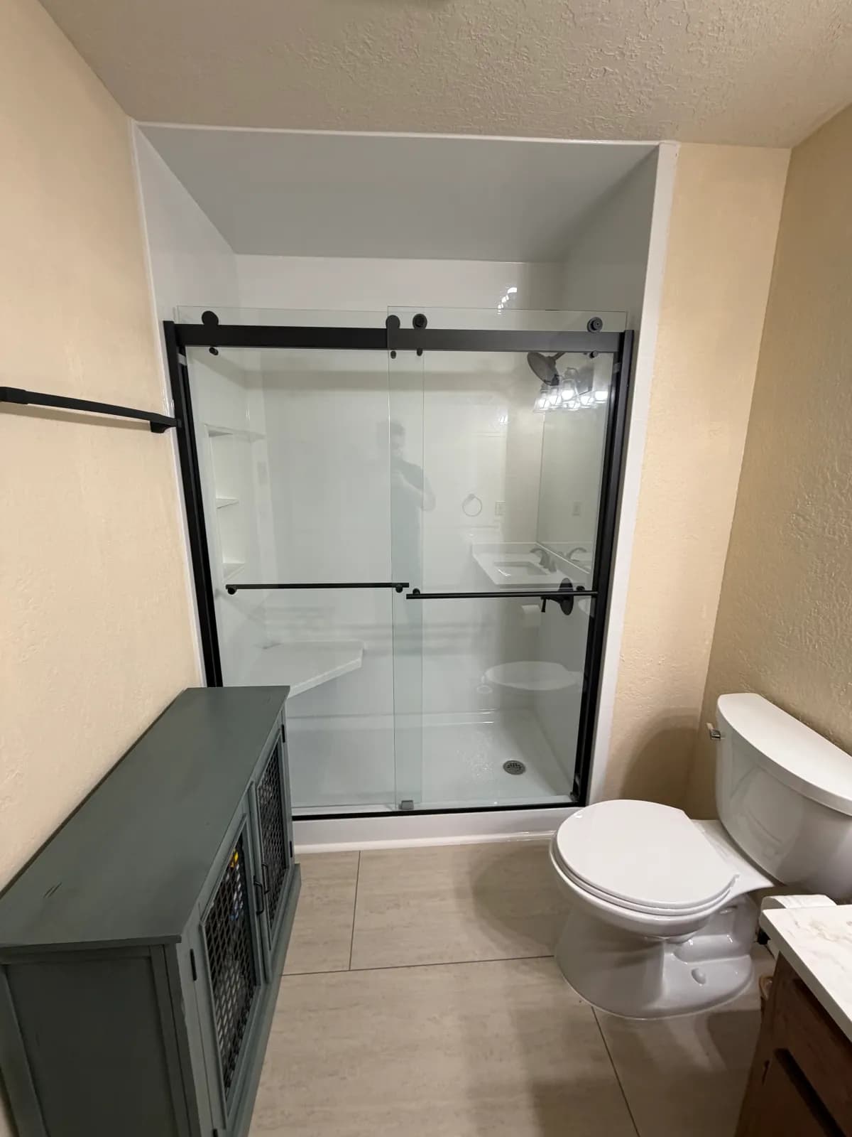 High-Tech Polymer Bathroom Remodel in Albuquerque, NM